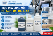 Mực In & Dung Môi Hitachi UX, RX, RX2 – Cách Xác Định Đúng Mã Theo Model