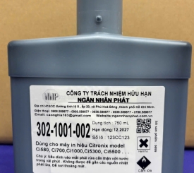 MỰC IN CITRONIX 302-1001-002 – MỰC ĐEN MEK 750ML 