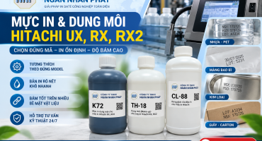 Mực In & Dung Môi Hitachi UX, RX, RX2 – Cách Xác Định Đúng Mã Theo Model