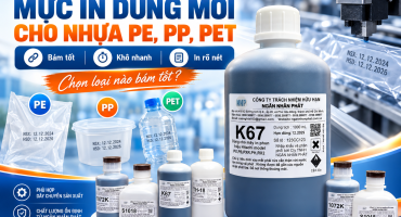 Mực In Dung Môi Cho Nhựa PE, PP, PET – Chọn Loại Nào Bám Tốt?
