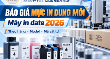 Báo Giá Mực In Dung Môi Máy In Date 2026 – Giá Theo Hãng, Model & Mã Vật Tư