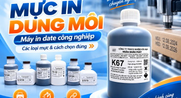 Mực In Dung Môi Máy In Date Là Gì? Các Loại Mực In Công Nghiệp Và Cách Chọn Đúng