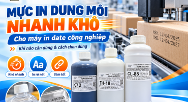 Mực In Dung Môi Nhanh Khô Cho Máy In Date – Khi Nào Cần Dùng Và Cách Chọn Đúng?