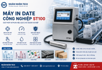 Máy In Date Công Nghiệp ST100 – Giải Pháp In NSX, HSD Hiệu Quả Cho Dây Chuyền Sản Xuất