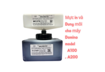 Bình mực in và dung môi dùng cho máy in hiệu Domino model A100 , A120 , A Plus , A200 , A300 . .  .