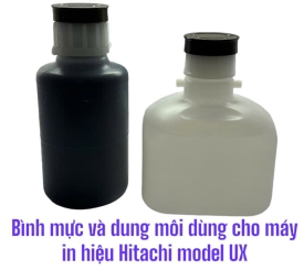 Bình Mực Và Dung Môi Dùng Cho Máy In Hiệu Hitachi Model UX