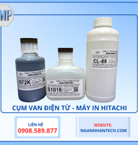 Cụm Van Điện Từ (solenoid Valve) Máy In Hitachi