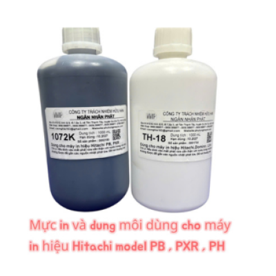 Mực in và dung môi của máy in Hitachi model PXR , PH , PB , PX . . . 