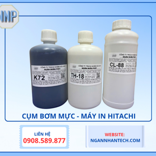 CỤM BƠM MỰC - MÁY IN HITACHI