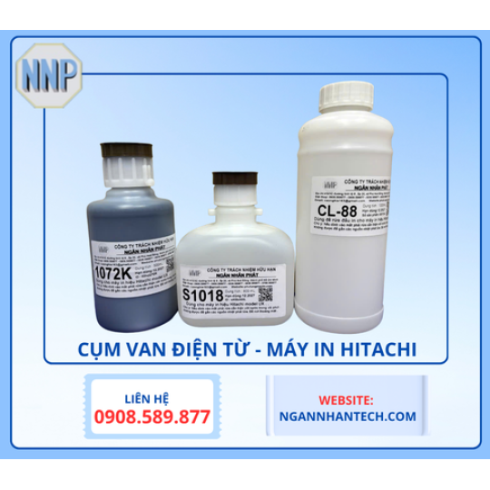 Cụm Van Điện Từ (solenoid Valve) Máy In Hitachi