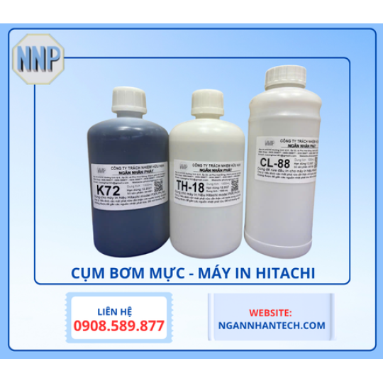 CỤM BƠM MỰC - MÁY IN HITACHI